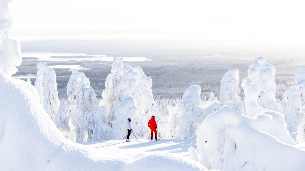 Winter in Arctic Lakeland - Vuokatti.